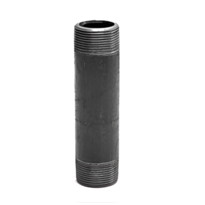 Capitol N-012X8 Black Pipe Nipple 1/2" x 8" Extra Heavy Welded Steel Fitting