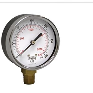 Winters PEM206 0-30 PSI Pressure & Vacuum Gauge 2" Dial 1/8" MPT