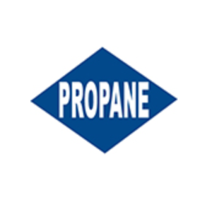 Dprint S500-9-90BLUE Propane Decal 4.5"x3" Blue on Reflective Vinyl – Texas Only