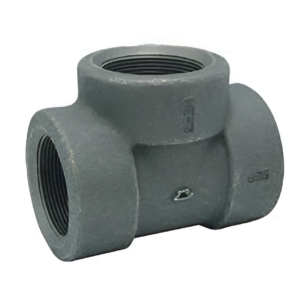 Anvil 3/4" Forged Steel Tee NPT Threaded Fitting Schedule 80 for Gas/LP Lines