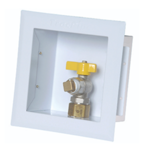 CounterStrike TracPipe 3/4" Metal Gas Wall Box w/ Shutoff Valve MFG# WBTM-750